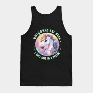 Dreamy Unicorn Encounter Design Tank Top